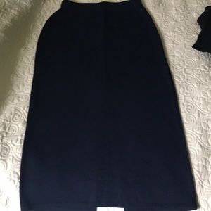 ST John Navy Skirt Size 10